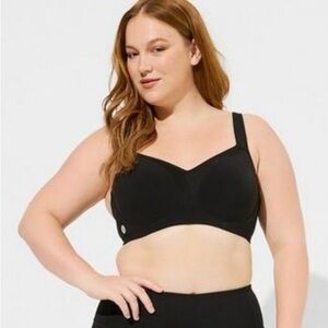 TORRID CURVE Sz 42H Underwire Adjustable J-Hook Medium Support Sports Bra NEW